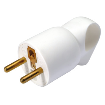 [50646] STEKKER MET OOG 2P+A WIT