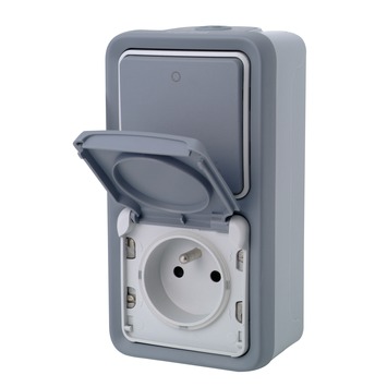 [50815] SCHAKELAAR 2P+STOPC+A VERT PLEXO