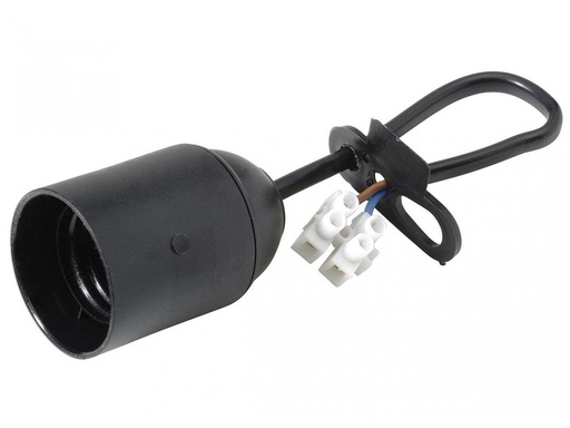 [50862] VERHUISFITTING E27 ZWART 3ST