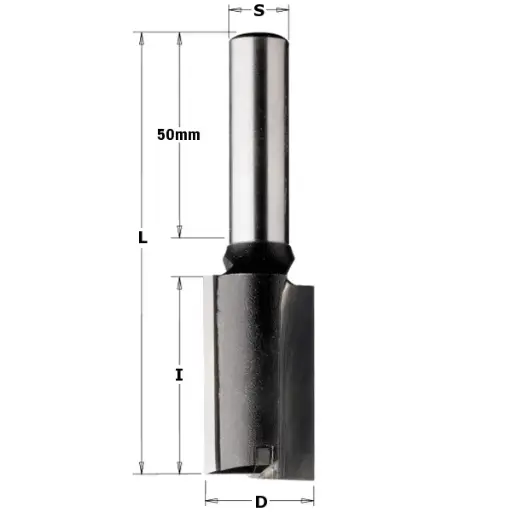 [PR/00078] CMT Groeffrees met rechte snijkoppen - HW D25 x 35mm L90