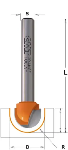 [PR/00085] CMT Bolle radiusfrees - HWM D6 x 12,7mm R3 L50