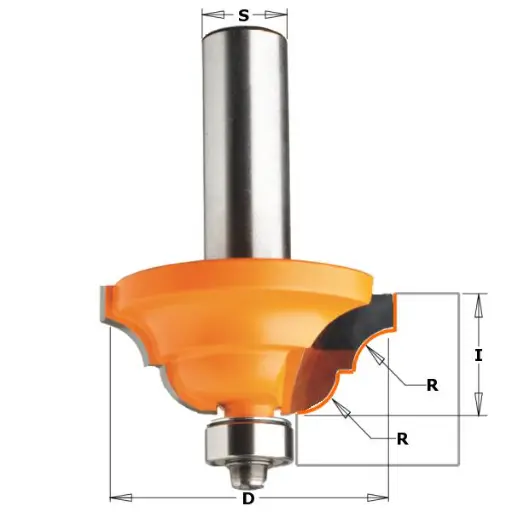 [PR/00117] CMT Profielfrees met kogellager - HW D33,4 x 13mm L55