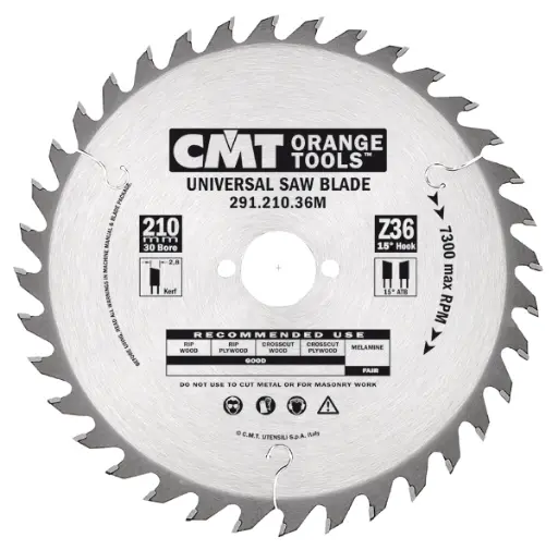 [PR/00178] CMT Universeel cirkelzaag 216x30x2,8 Z48*HW