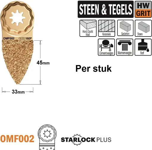 [PR/00240] CMT HW grit rasp 45mm