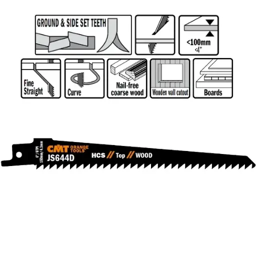 [PR/00361] Reciprozaagblad HCS 150x1x25x6TPI