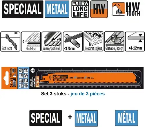 [PR/00395] Reciprozaagblad HM 225mm x 24 x 1,2 x 8TPI