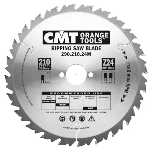[PR/00586] CMT Schulpzaag 190x30x2,6 Z12*HW