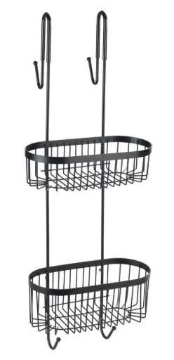 [PR/01012] Doucherek 2-laags Serino zwart