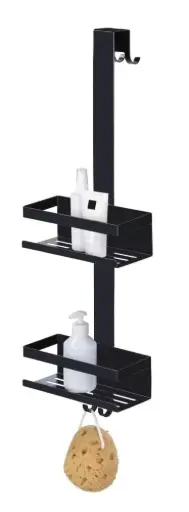 [PR/01014] Douchecaddy Bribano Duo RVS mat zwart