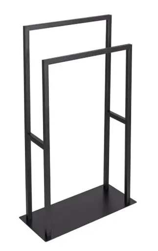 [PR/01018] Handdoekhouder Rivaltana RVS zwart