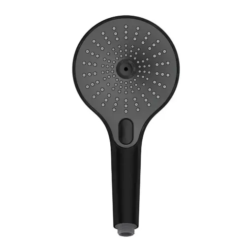 [PR/01080] Handdouche ultimate Ø130mm - 3 jets - zwart/grijs
