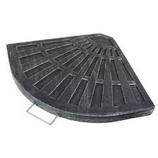 [55962] PARASOLVOET HARS GIETIJZERMOTIEF