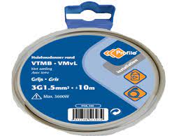 [56995] VTMB 3G1.5 GRIJS 10M BLISTER