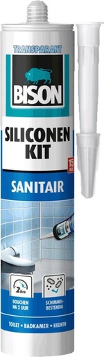 [58260] BISON SILICONENKIT SANITIAR GRIJS 300ML