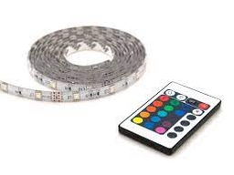 [58547] LED strip RGB 2M + afst bed IP44