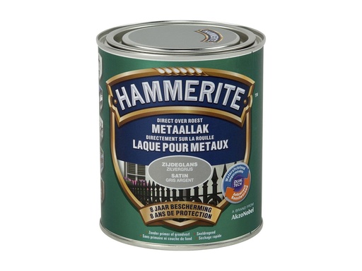 [59023] HAMMERITE SATIJNGLANSLAK 750ML ZILVERGRIJS