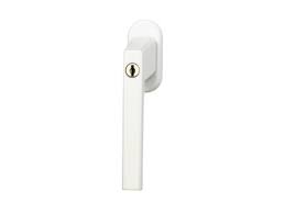 [60284] Abus raamkruk met sleutel wit