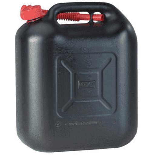 [60625] Hünersdorff jerrycan voor brandstof zwart 20L