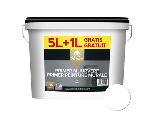 [62559] Home decoration primer voor muurverf wit 5+1L