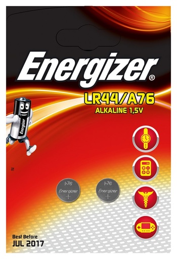 [62658] 2 BATTERIJ ENERGIZER LR 44 LARGE