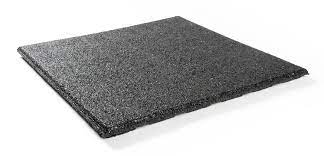 [62662] RUBBER TEGEL 50X50X2.5CM ZWART