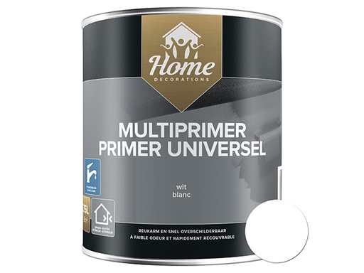 [62888] UNIVERS. PRIMER WATERBASIS 750ML WIT