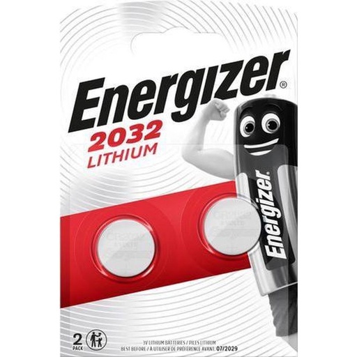 [63123] BATTERIJ ENERGIZER LITHIUM 3V CR2032/2