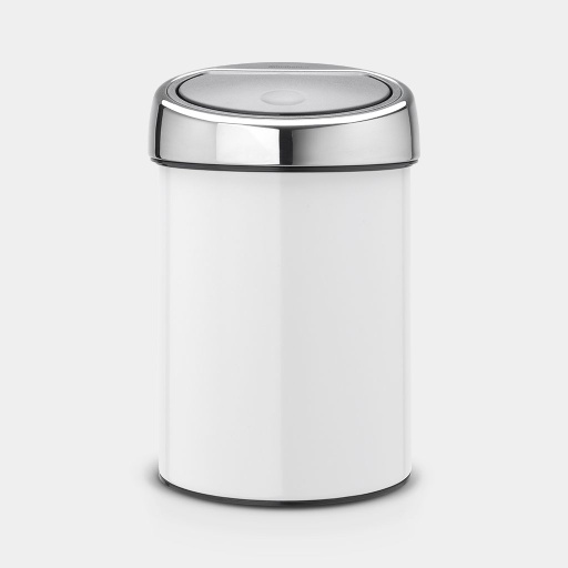 [64341] TOUCH BIN AFVALEMMER 3L - WHITE