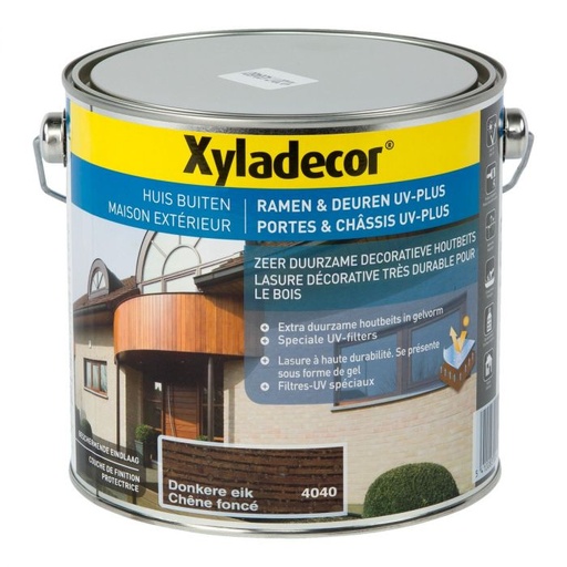 [65731] XY RAAM & DEUR UV PLUS DONKERE EIK 2.5L