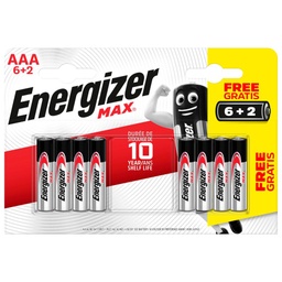 [66053] Energizer max LR03 AAA BL6+2 promo