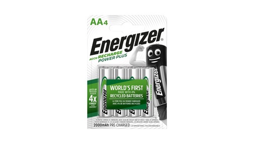 [66276] 5+1 GRATIS ACCUS AA ENGERGIZER POWER PLUS 2000MAH