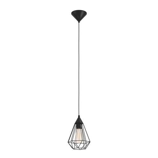 [66545] Eglo Tarbes hanglamp 175mm 1x E27 zwart