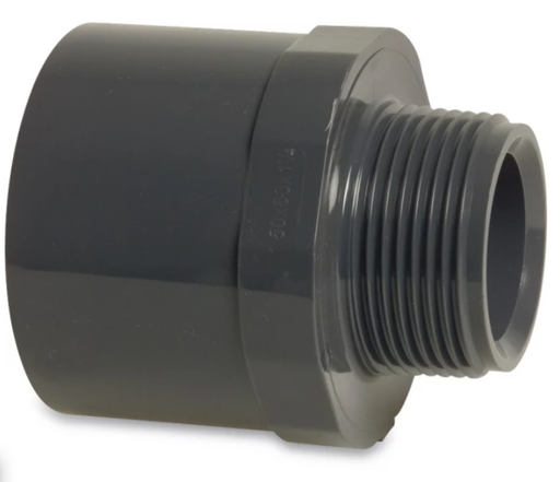 [04356] Druk PVC puntstuk 32/40mm x 1/2 M