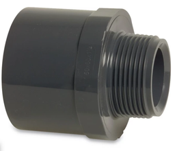 [04358] Druk PVC puntstuk 32/40mm x 4/4 M