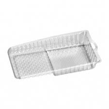 [66996] 3X INLEGBAKJE 15X32 CM KUNSTSTOF TRANSPARANT