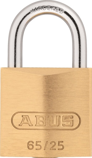 [67683] Abus 65/25 hangslot messing