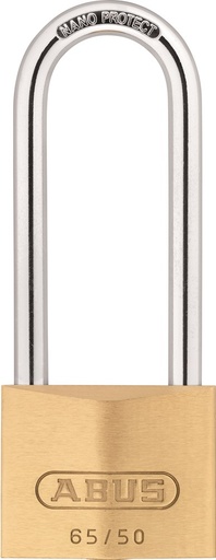 [67684] ABUS HANGSLOT MESSING 65 50MM BEUGEL 80MM 
