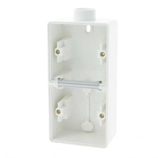 [67900] Niko Hydro 2V opbouwdoos verticaal 1 ingang wit