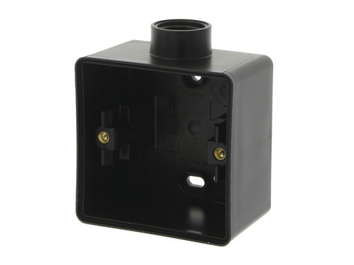 [67905] Niko Hydro 1V opbouwdoos 1 ingang zwart