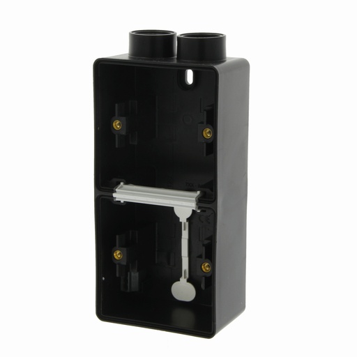 [67908] NEW HYDRO DOOS 2V 2 INGANG ZWART MERKBLISTER NIKO