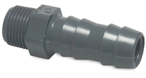 [04480] DRUK PVC SLANGTULE 6/4 X 50 M/BUITENDRAAD