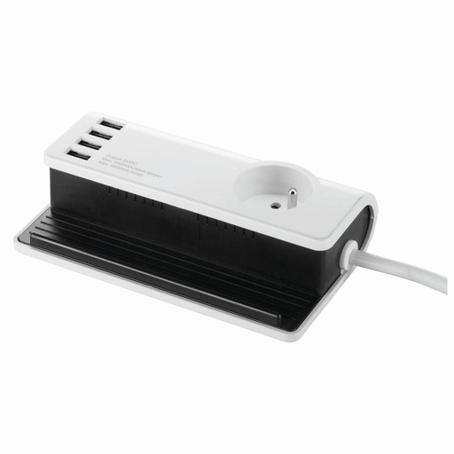 [68306] DOORVOERSTEKKER 4XUSB 4.8A