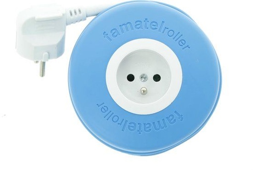 [68308] VERLENGSNOER OPROLBAAR 2M 1X16A BLAUW