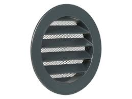 [68398] Renson 434/R inbouwschoepenrooster m/gaas 125mm RAL7016