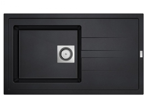 [69127] Molto spoeltafel composiet zwart - 86x50cm - 1 bak