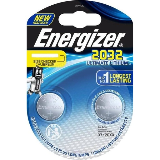 [70478] ENERGIZER ULTIMATE LITHIUM 3V CR2032 BL2