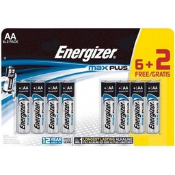 [70481] Energizer max plus LR6 AA BL6+2 promo