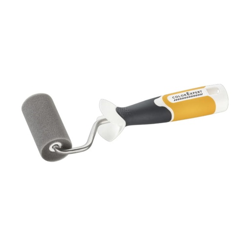 [70505] EvoStar lakroller 7cm D35 grijs konkaag glad + beugel 19cm 3K