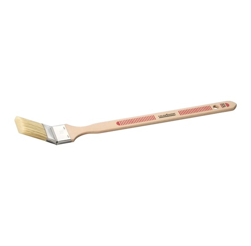 [70585] Radiatorkwast 50mm beige haar-mix + GZ rood