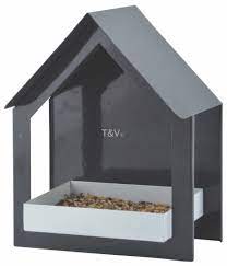 [70693] VOEDERHUISJE STAAL MUUR